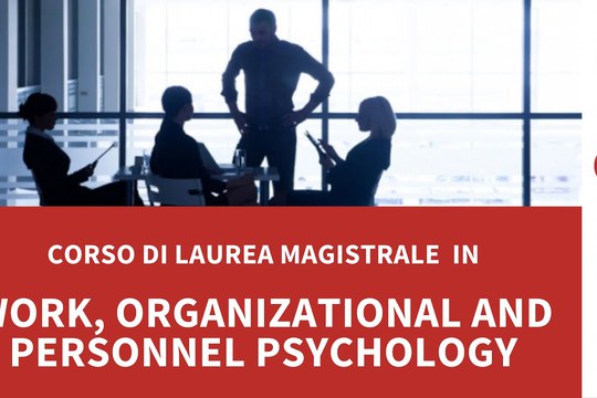 Master degree in work, organizational and personnel psychology