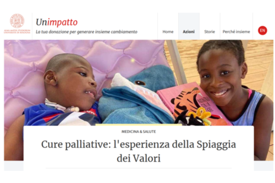 Palliative care: the experience of the "Spiaggia dei valori" Palliative care: the experience of the "Spiaggia dei valori"