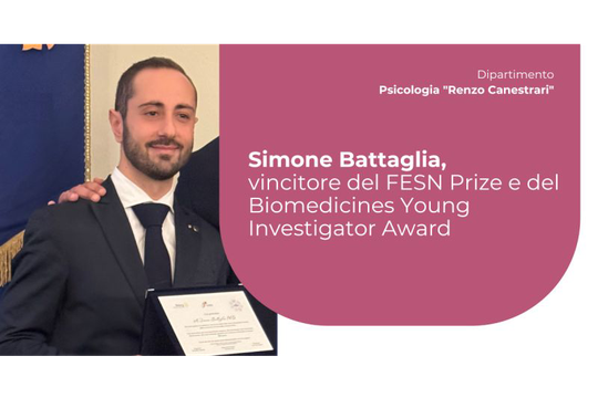 Due prestigiosi riconoscimenti internazionali per Simone Battaglia Due prestigiosi riconoscimenti internazionali per Simone Battaglia